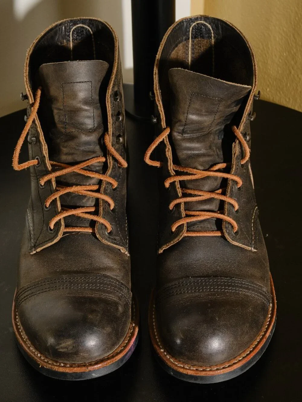 Red Wing Iron Ranger 8086 Charcoal Rough & Tough Boots 10.5D